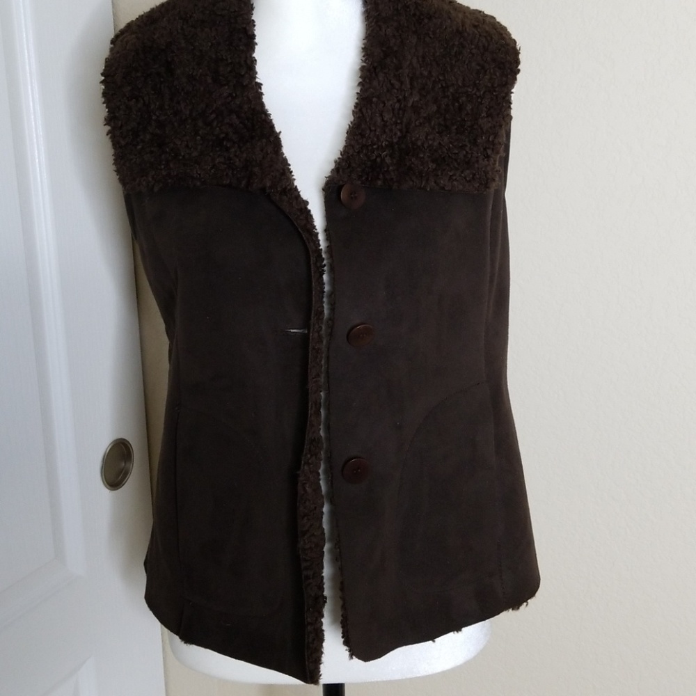 Talbots moleskin vest